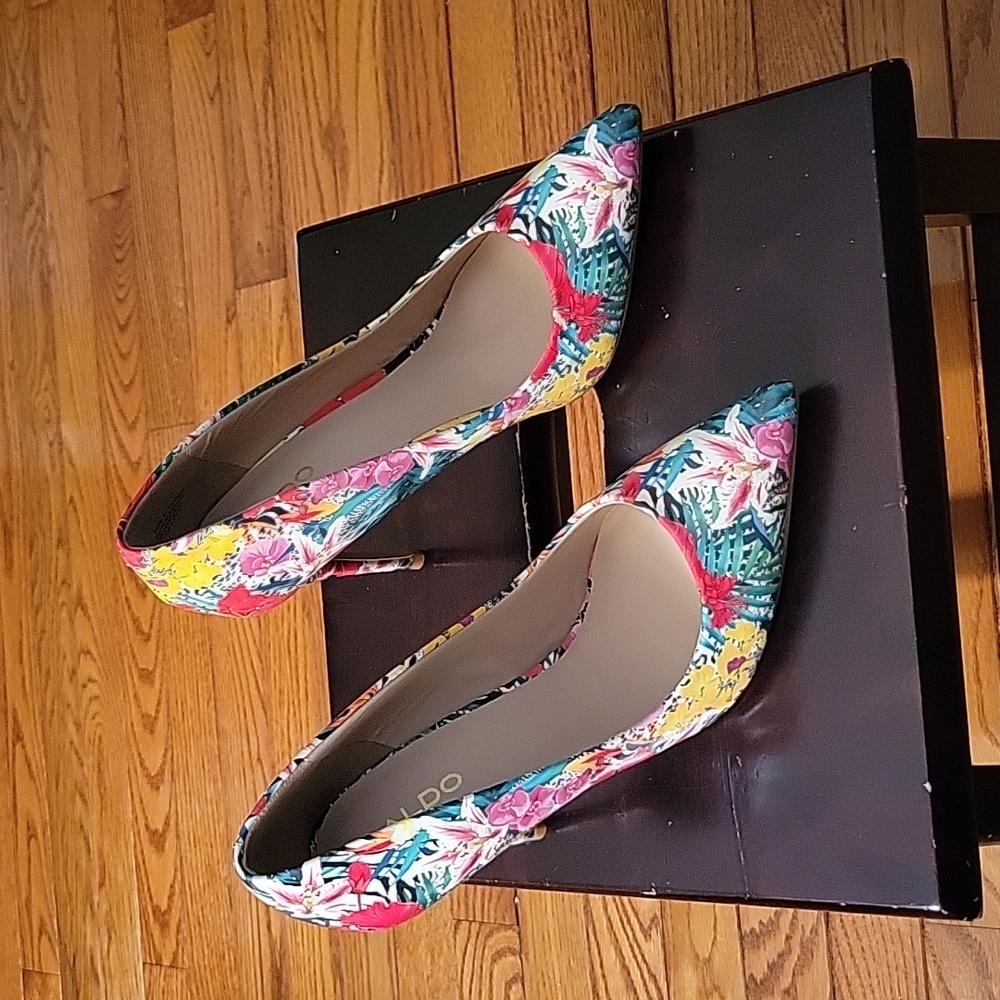 ALDO print stessy heel